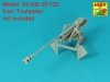 Aber 16l-29 Barrel for the Pak 40 anti-tank gun without muzzle brake / Lufa do armaty p/panc Pak 40 bez hamulca wylotowego 1/16